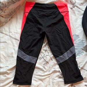 Victoria's Secret Black and Pink Leggings